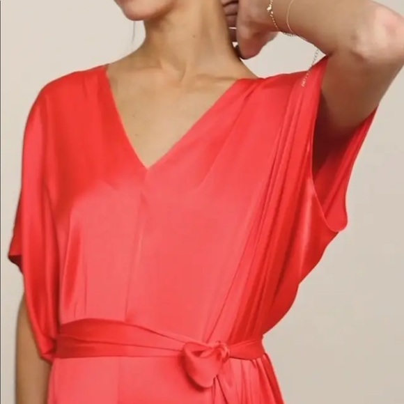 HATCH The Riviera Dress in Papaya New with Tags - Picture 4 of 14